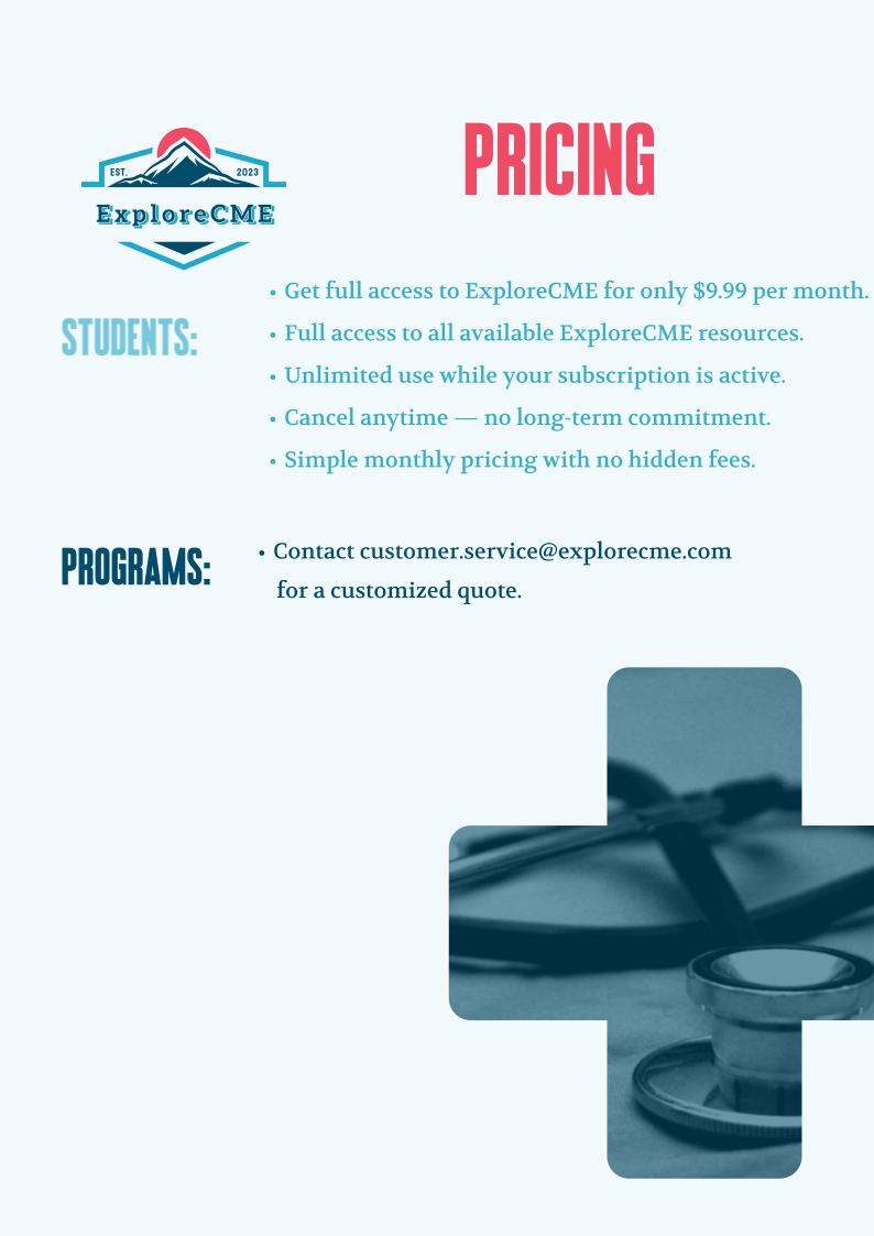 ExploreCME Pricing
